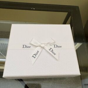Dior White Gift Box with Branded Ribbon